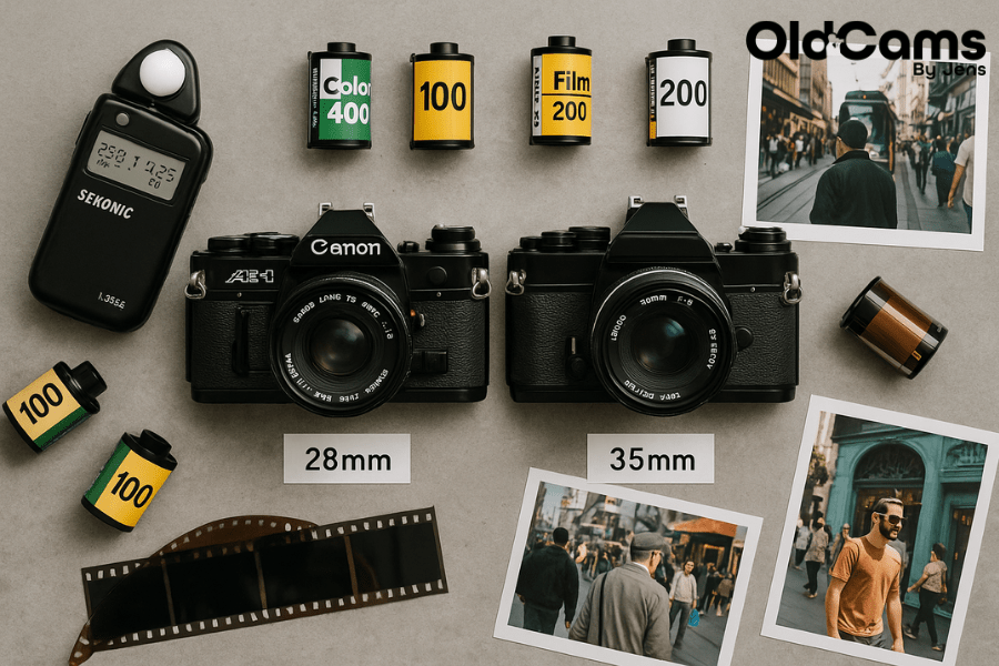 28mm vs 35mm for Street Photography - OldCamsByJens