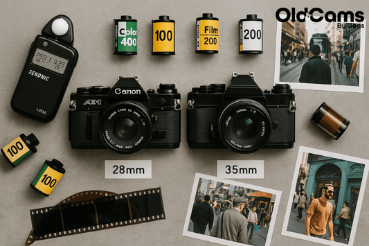 28mm vs 35mm for Street Photography - OldCamsByJens