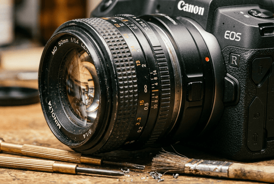 Adapting Minolta MD Glass to Canon RF: A Hidden Gem for Portraiture - OldCamsByJens