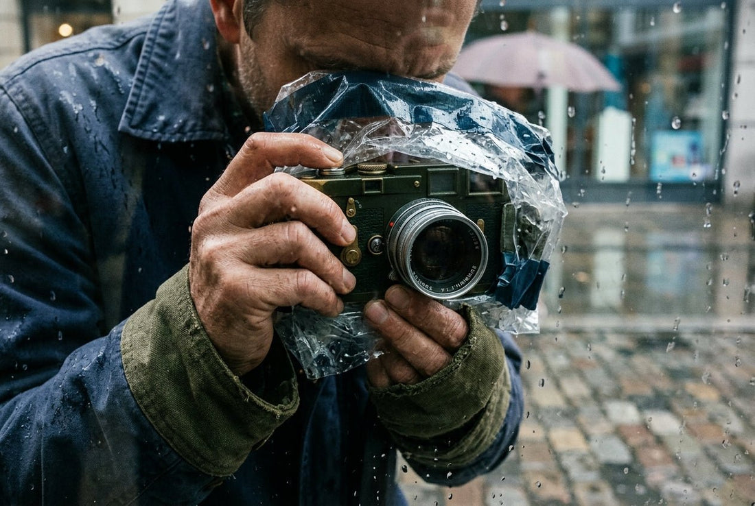 Can You Use a Vintage Camera in the Rain? Non-Invasive Plastic Bag Hacks - OldCamsByJens