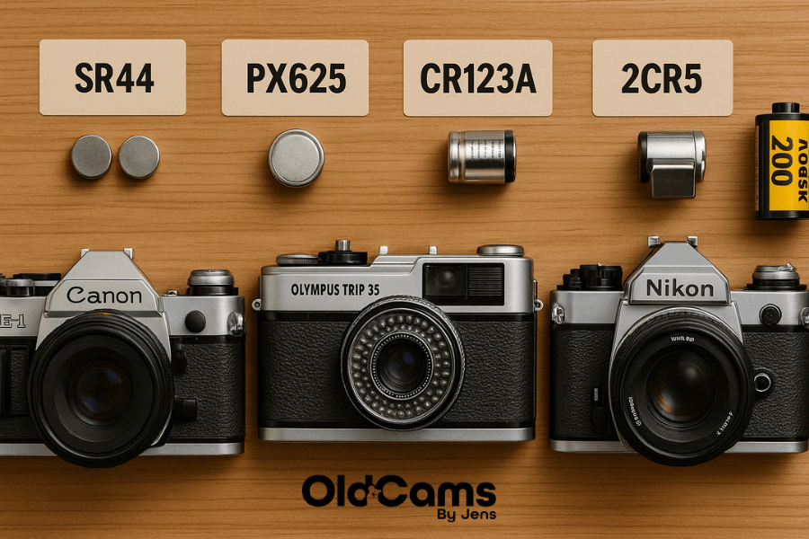Film Camera Battery Types Explained - OldCamsByJens