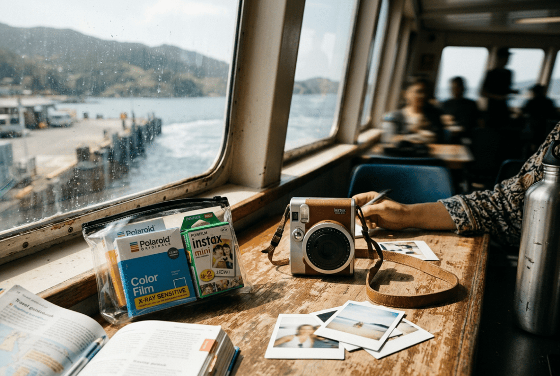 Flying with Instant Film: Does Polaroid and Instax Fog in Airport X-Rays? - OldCamsByJens