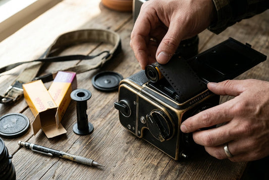 How to Load a 120 Film Back: A Step-by-Step for Hasselblad and Mamiya Users - OldCamsByJens