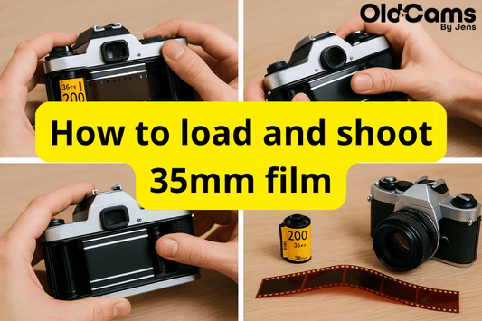 How to Load and Shoot Your First Roll of 35mm Film - OldCamsByJens