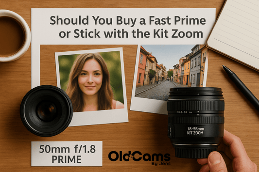Should You Buy a Fast Prime or a Kit Zoom - OldCamsByJens
