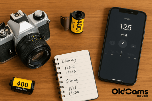 Using a Light Meter App with Film - OldCamsByJens