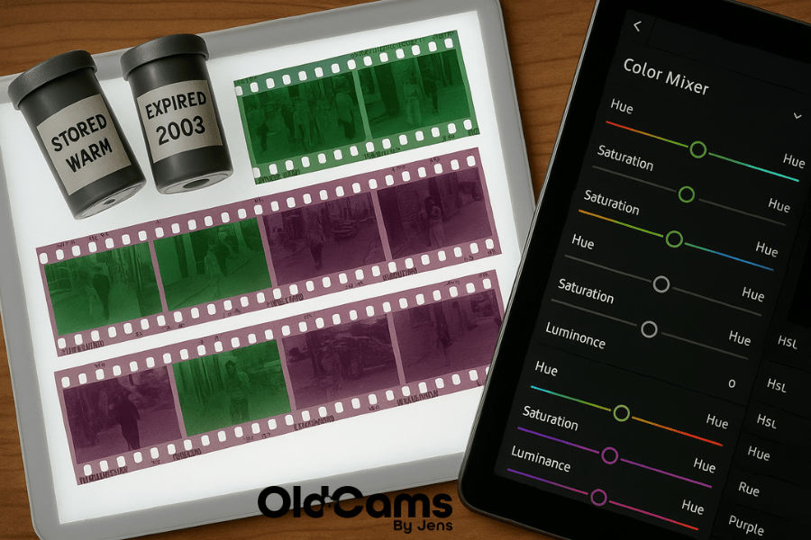 Expird Color Why Expired Color Film Turns Green or Purple - OldCamsByJens