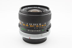 Canon FD 28mm f2.8 S.C. (#4396)