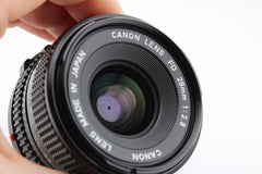 Canon FDn 28mm f2.8 (#4408)