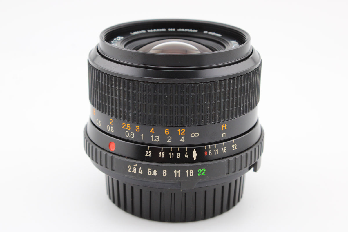 Minolta MD Celtic 28mm f2.8 (#4411)