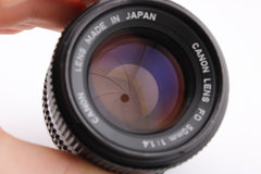 Canon FDn 50mm f1.4 (#4413)