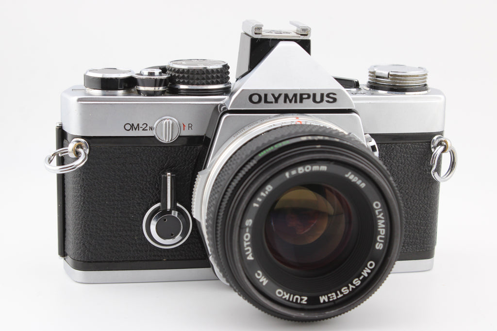 Olympus OM-2n SLR 35mm Film Camera with 50mm f1.8 Lens - OldCamsByJens