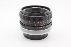 Canon FD 50mm f1.8 S.C. (#4691)