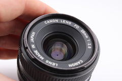 Canon FDn 28mm f2.8 (#4705)