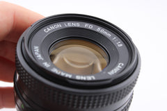 Canon FDn 50mm f1.8 (#4745)