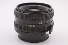 Canon FDn 50mm f1.8 (#4810)