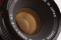 Canon FD 50mm f1.8 S.C. (4811)