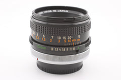 Canon FD 50mm f1.8 S.C. (#4908)