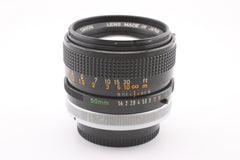 Canon FD 50mm f1.4 S.S.C. (#4914)