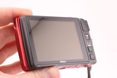 Nikon Coolpix S4300 Red Compact Digital Camera - OldCamsByJens