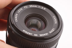 Canon FDn 35mm f2.8 (#5074)