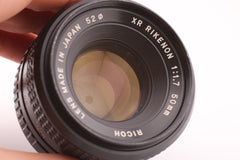 Ricoh 50mm f1.7 XR Rikenon (#5160)