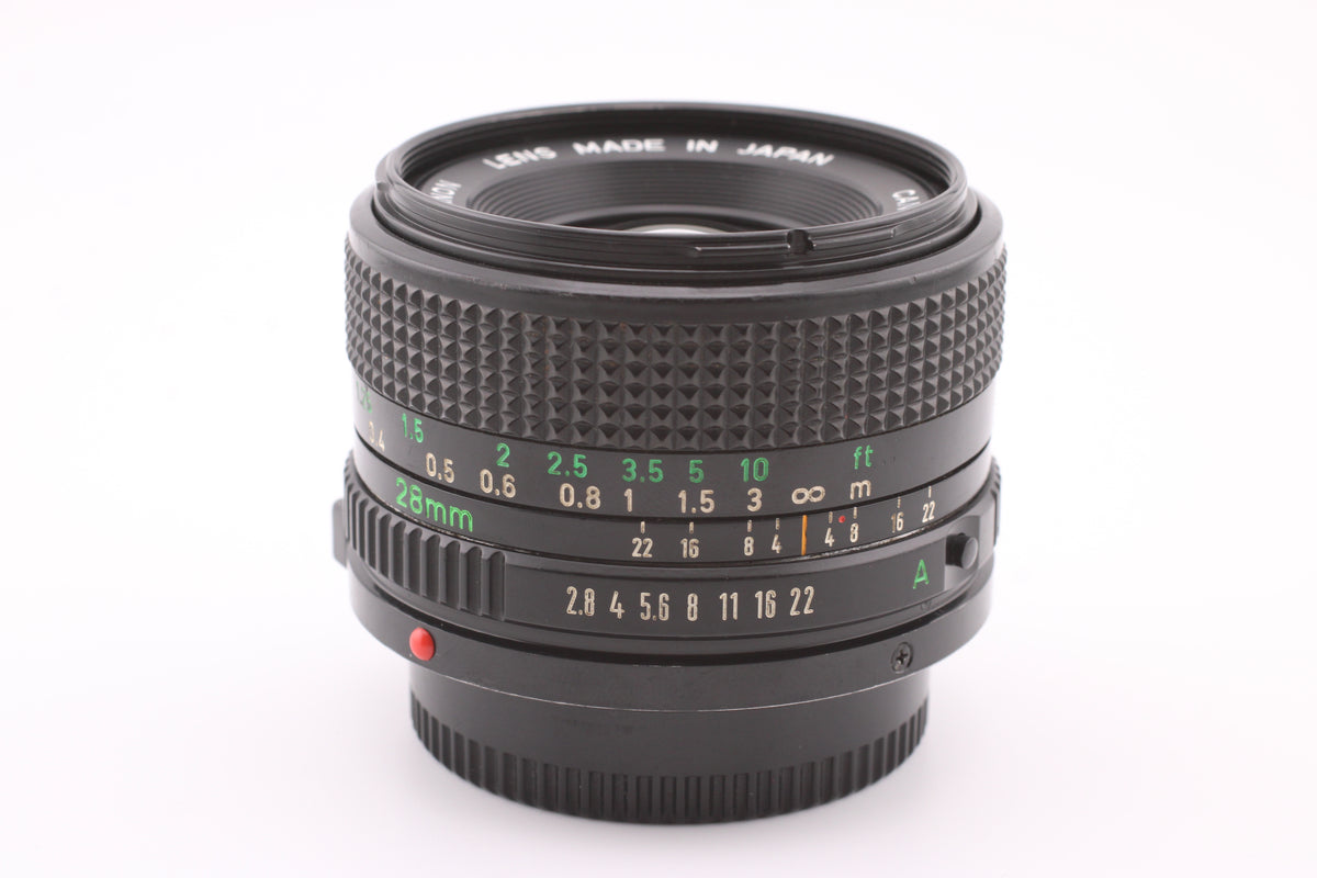 Canon FDn 28mm f2.8 (#5327)