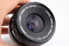 Canon FD 35mm f3.5 S.C. (#3938)