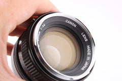 Canon FD 50mm f1.4 Silver Nose "O" (#4056)