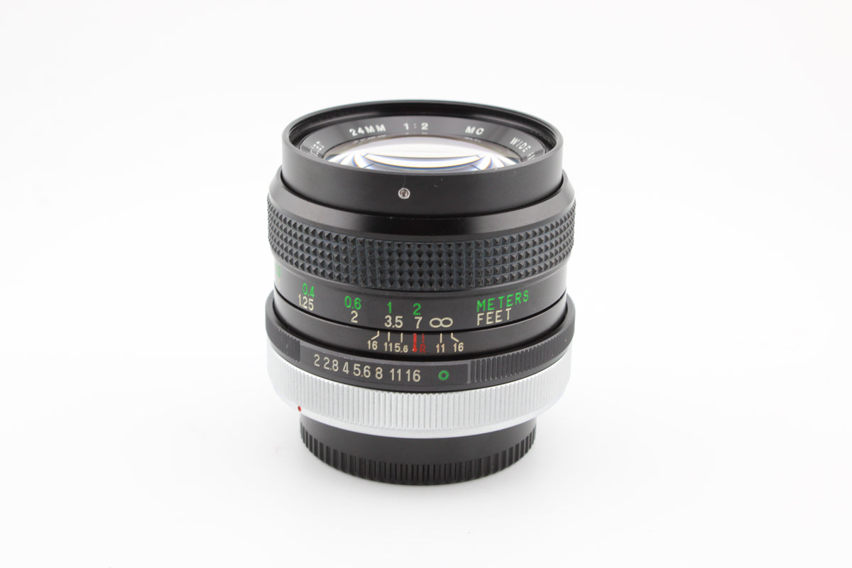Canon FD - Vivitar 24mm f2 (#4087)