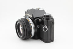 Olympus OM-10 Black + 50mm f1.8 (#4162)