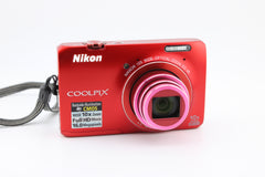 Nikon Coolpix S6300 Red (#4217)