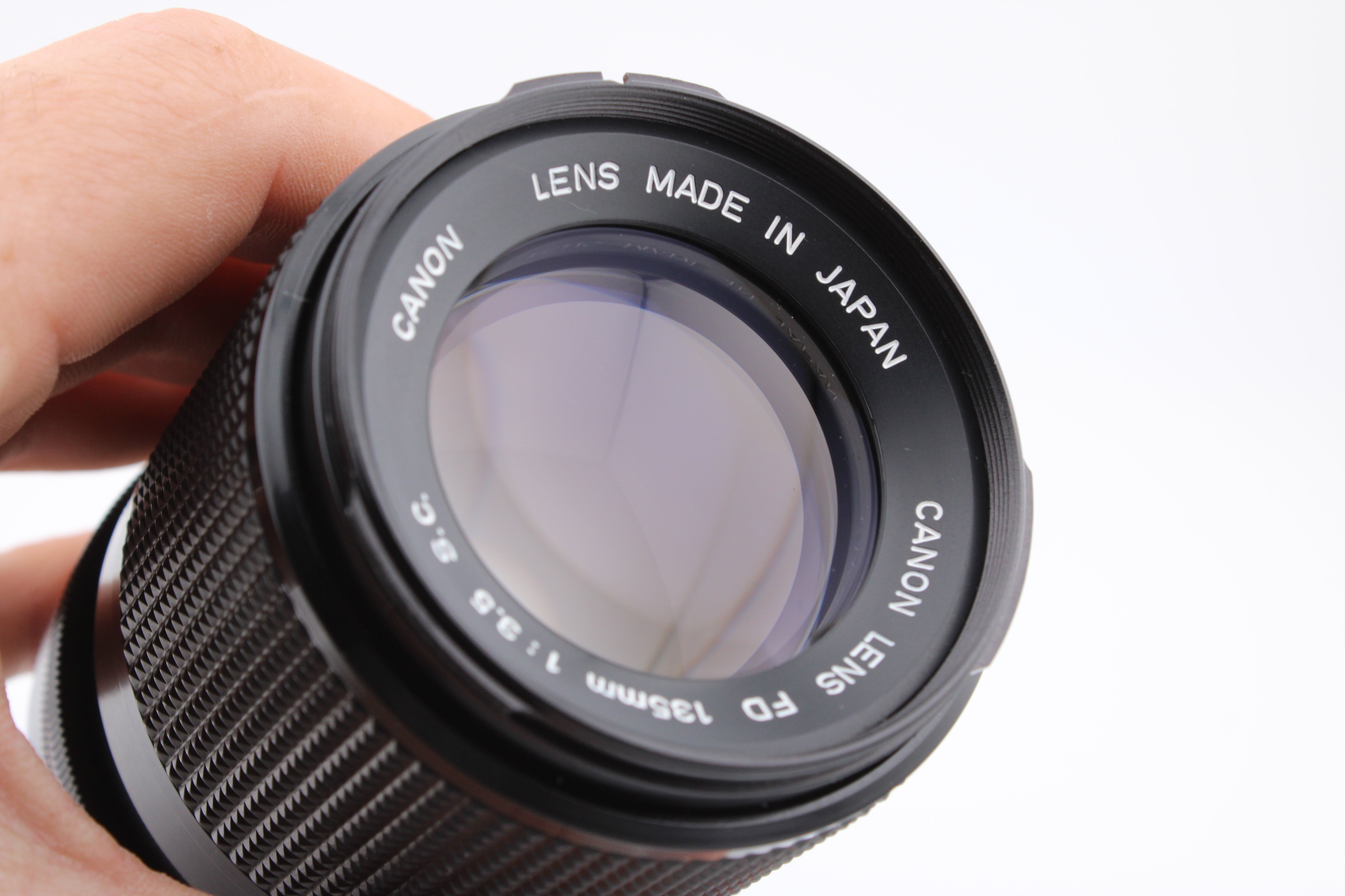 キャノン FDレンズ CANON FD 135mm f3.5 望遠レンズ New FD135mm f/3.5 - Canon Camera Museum