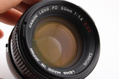 Canon FD 50mm f1.4 S.S.C. (#4327)