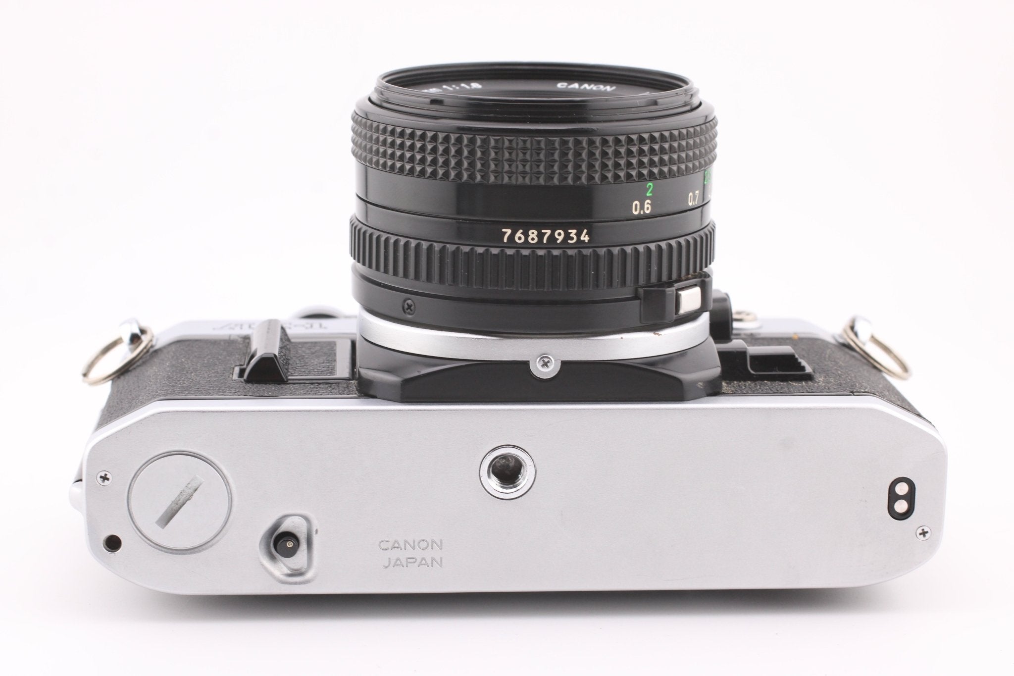Canon AE-1 SLR 35mm Film Camera with 50mm f1.8 Lens - OldCamsByJens