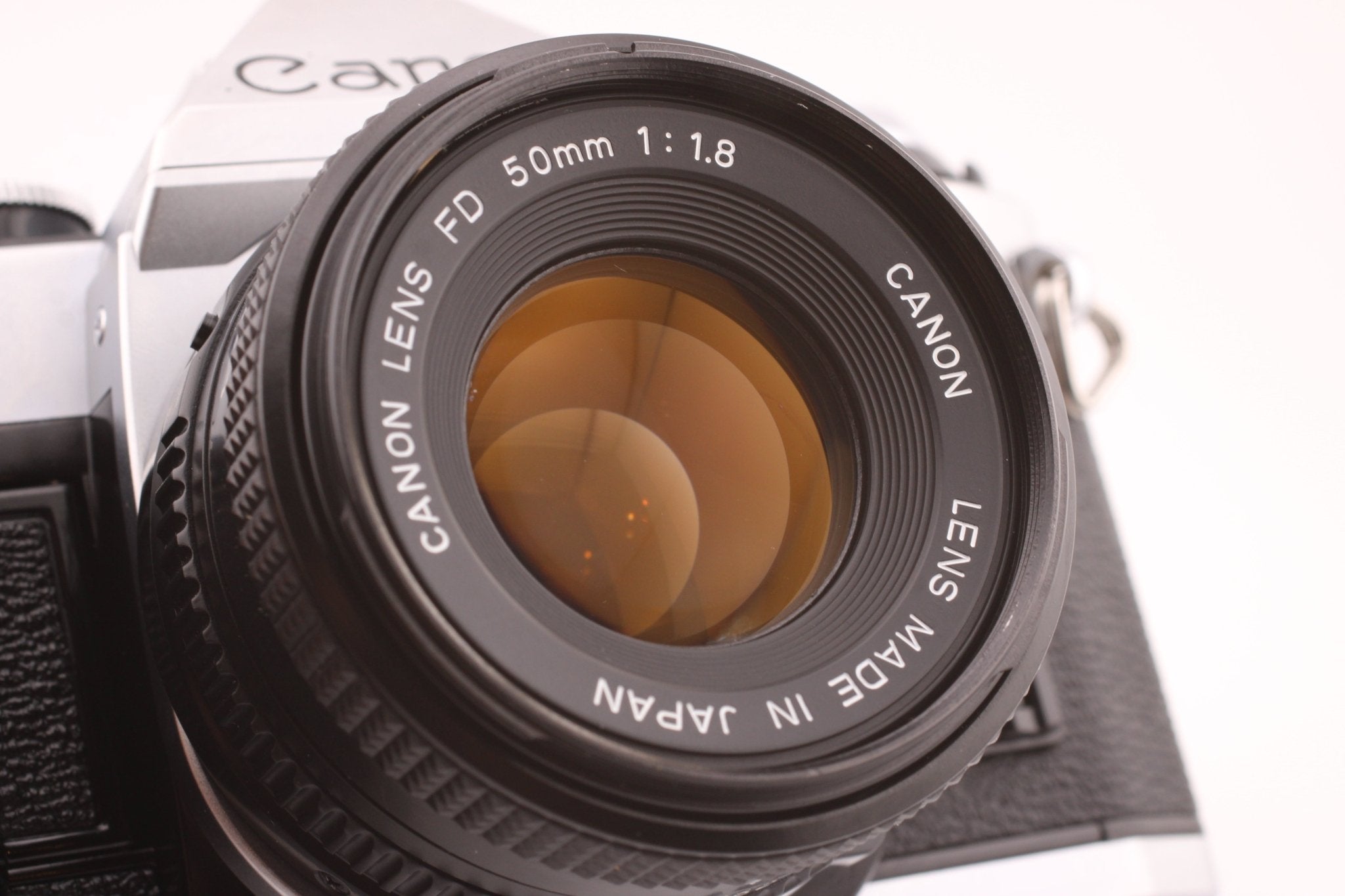 Canon AE-1 Program SLR 35mm Film Camera with 50mm f1.8 Lens