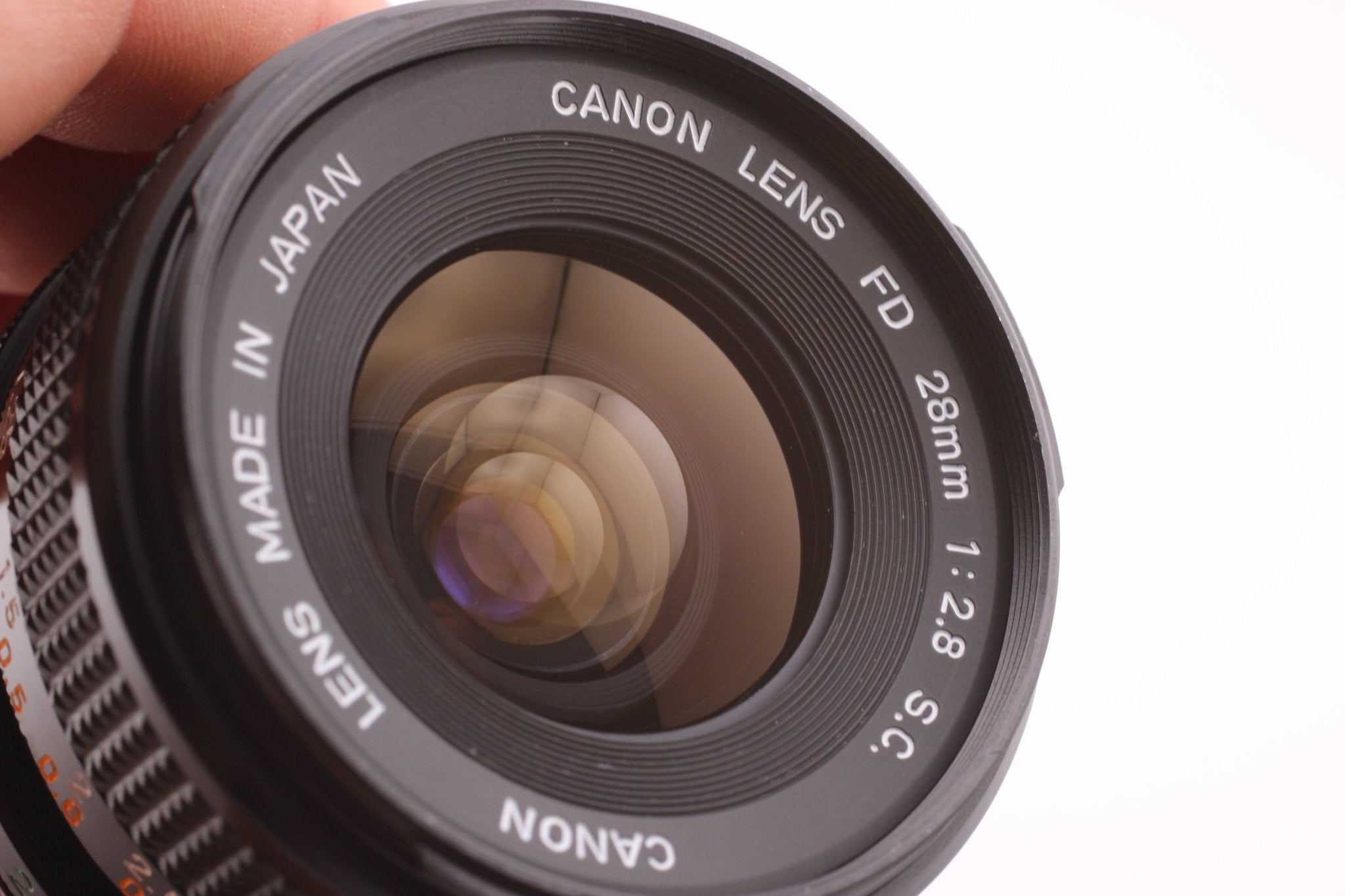 Canon FD 28mm f2.8 S.C. (5187) - Canon