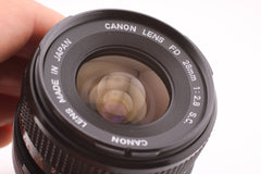 Canon FD 28mm f2.8 S.C. (5187) - Canon