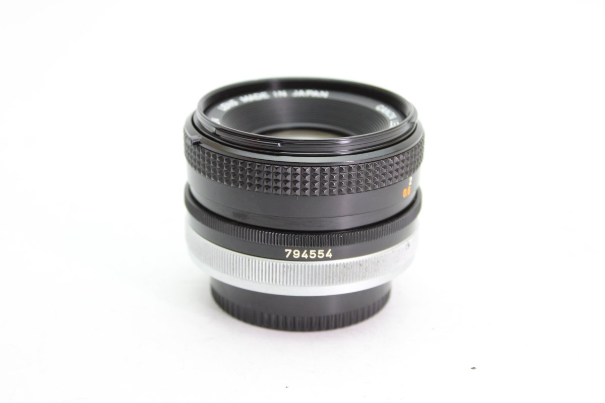 Canon FD 50mm f1.8 S.C. (#3633) - Canon