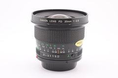 Canon FDn 20mm f2.8 (5190) - Canon