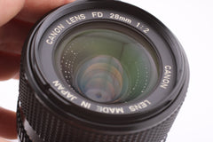 Canon FDn 28mm f2 (5368) - Canon