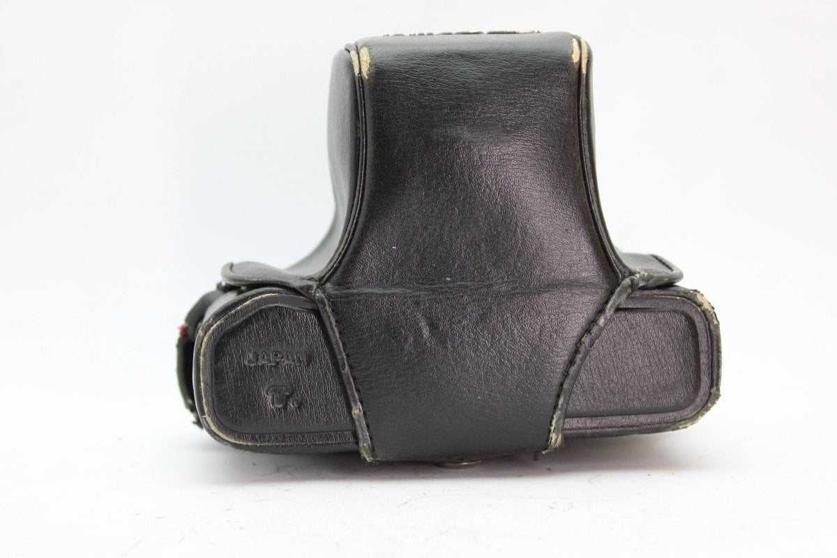 Minolta Black Leather Camera Case - Minolta