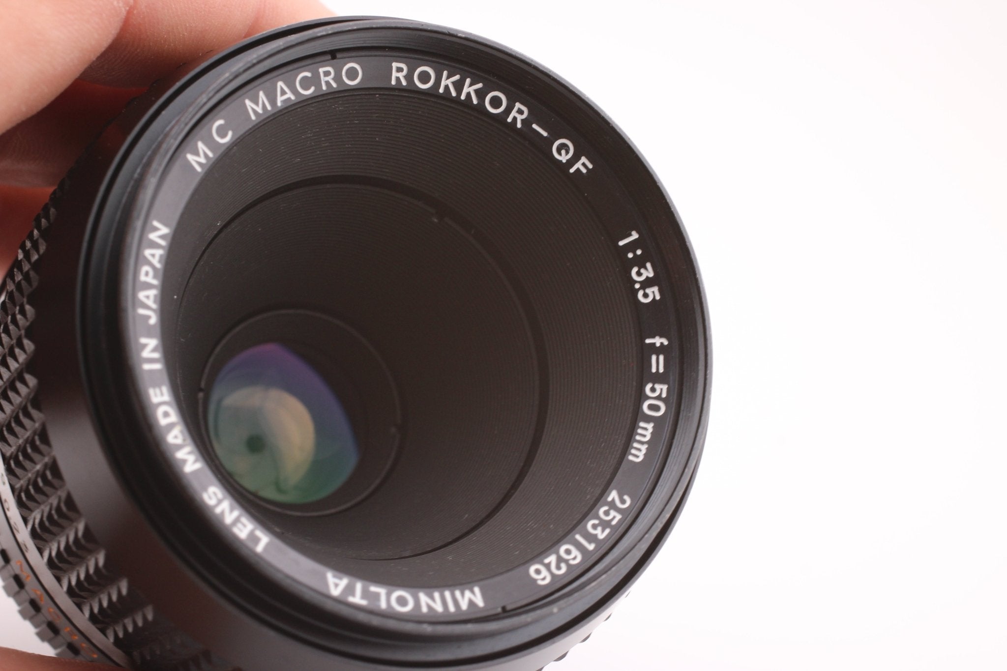 Minolta MC Macro Rokkor-QF 50mm f3.5 (5346) - Minolta