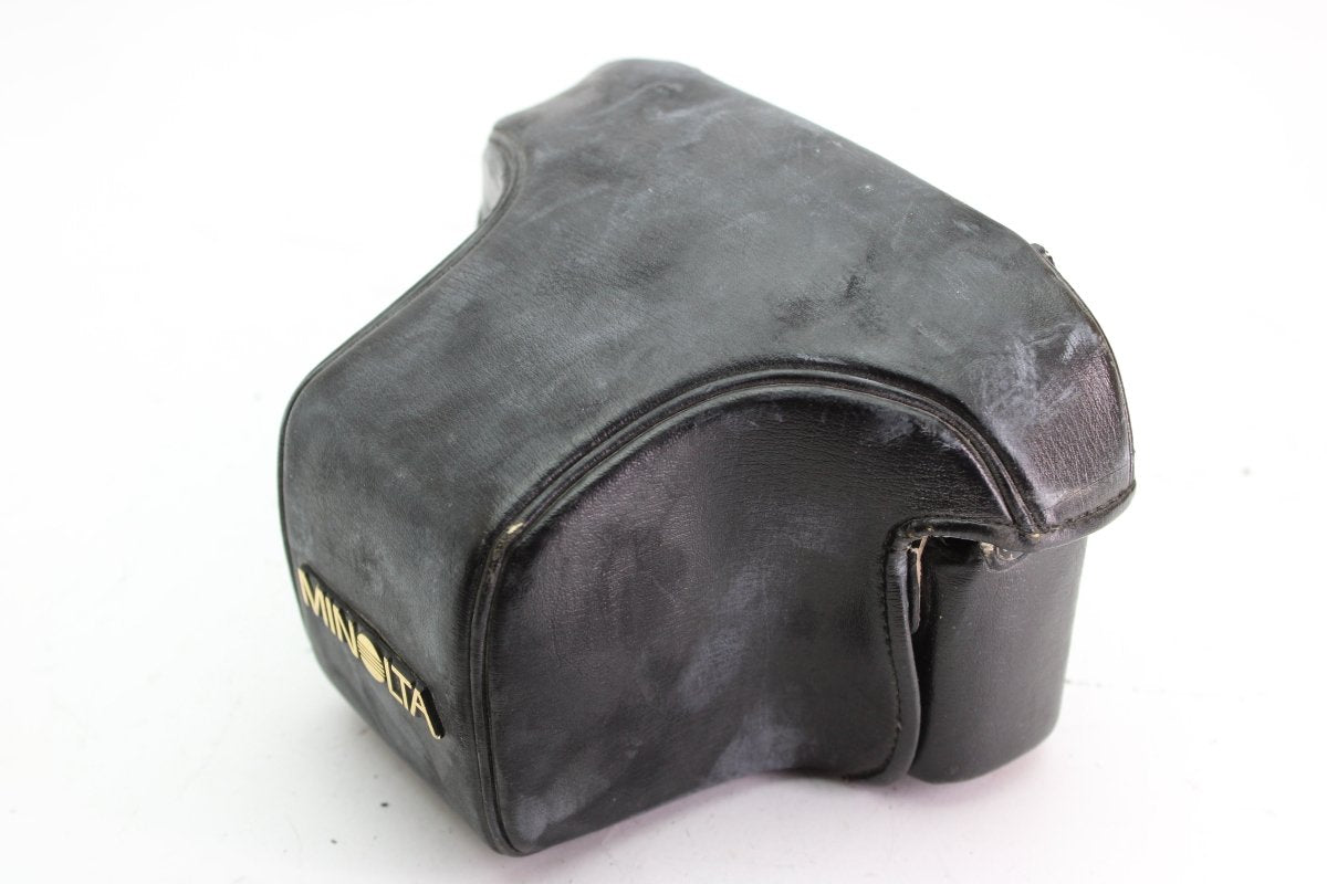 Minolta X Series Black Leather Case (#2204) - Minolta