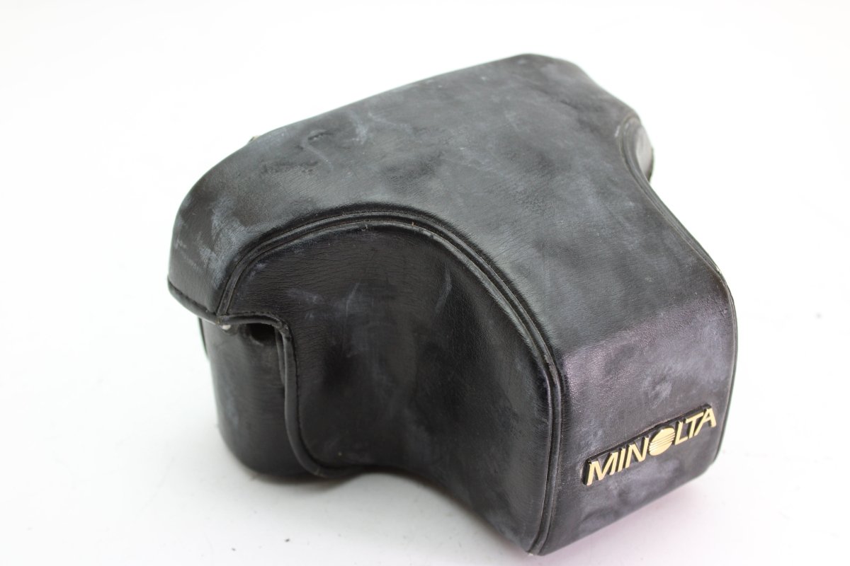 Minolta X Series Black Leather Case (#2204) - Minolta