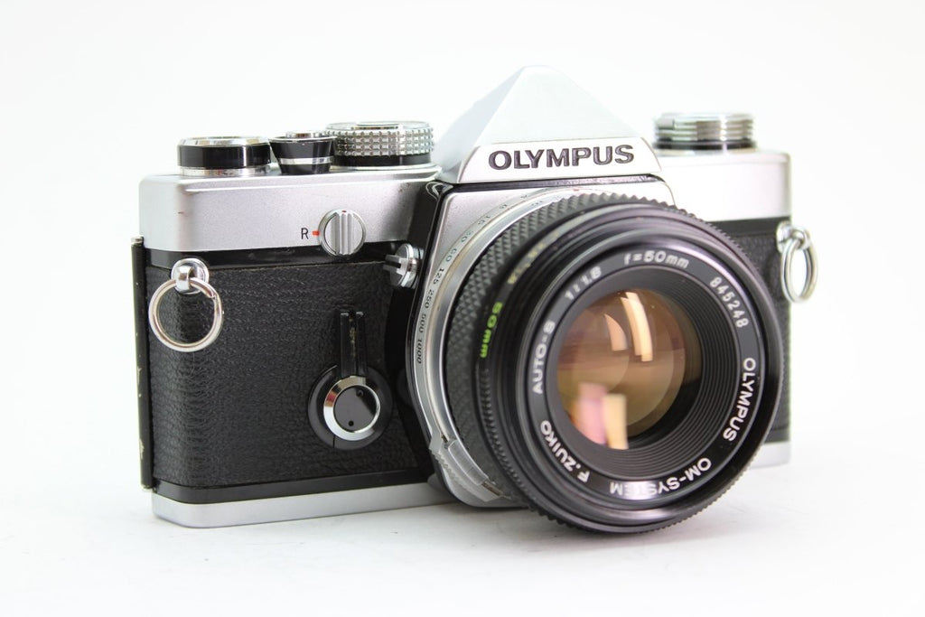 ★OLYMPUS OM-1 + ★ MACRO 50mm Olympus OM-1 MD SLR Film Camera W/50mm F3.5 Macro Lens Kit