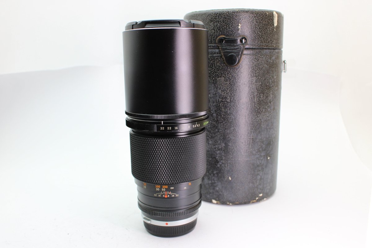 Olympus OM 300mm f4.5 Auto - T F. Zuiko (#2501) - Olympus