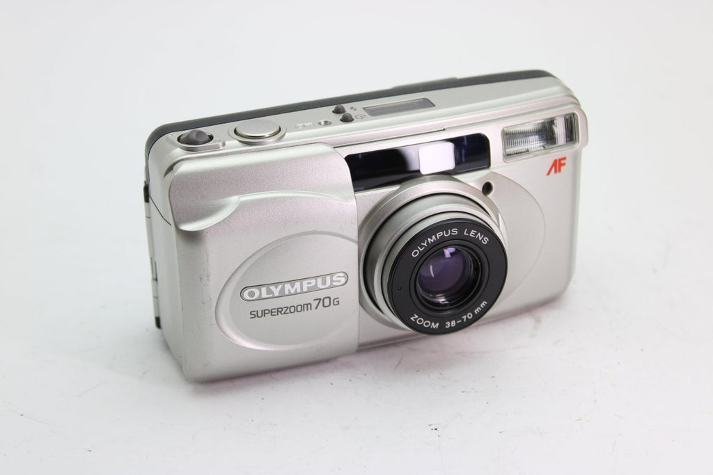 Olympus Superzoom 70G Quartz Date 35mm Point & Shoot Film