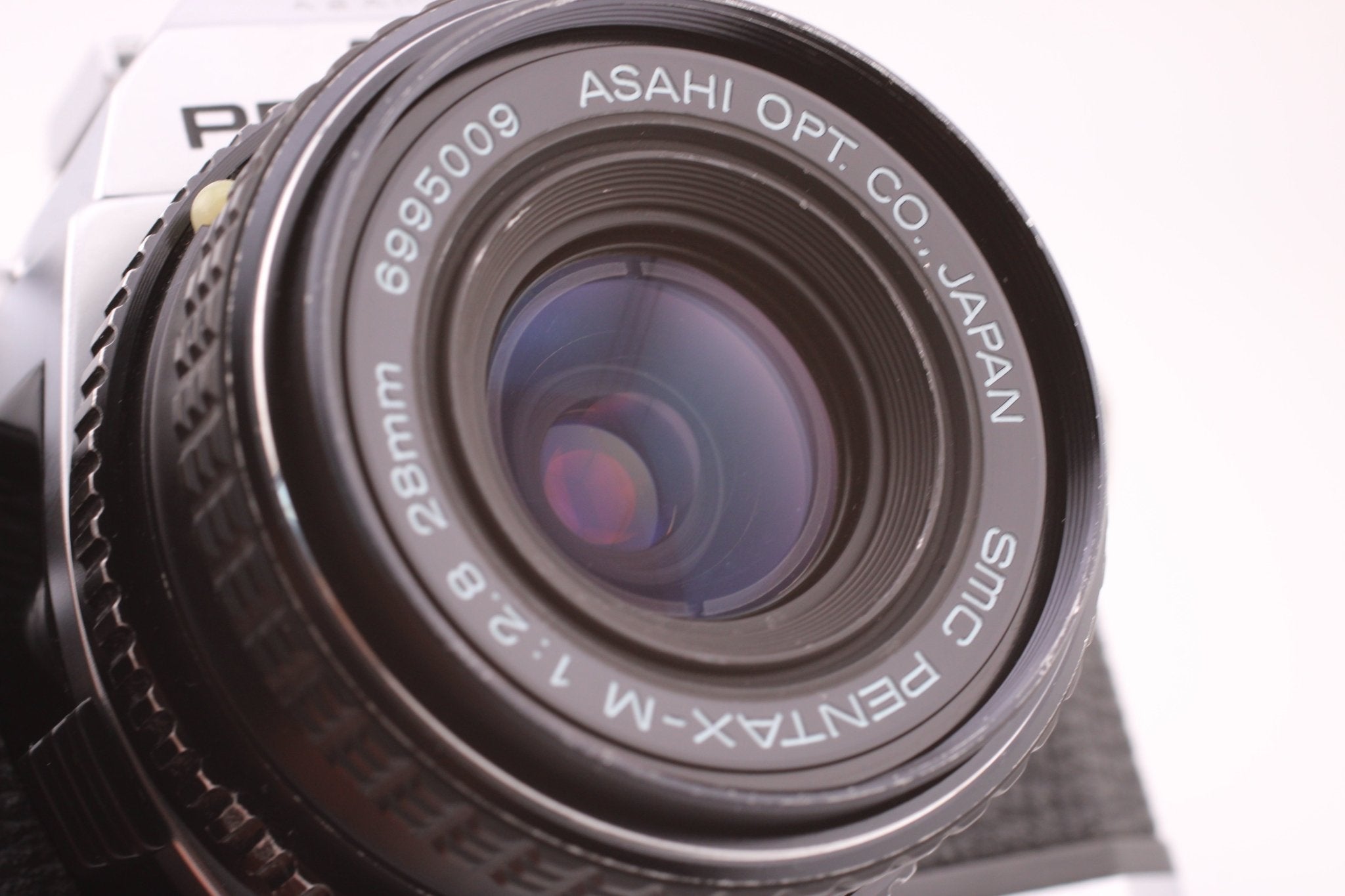 Pentax MX SLR 35mm Film Camera with 28mm f2.8 Lens - OldCamsByJens