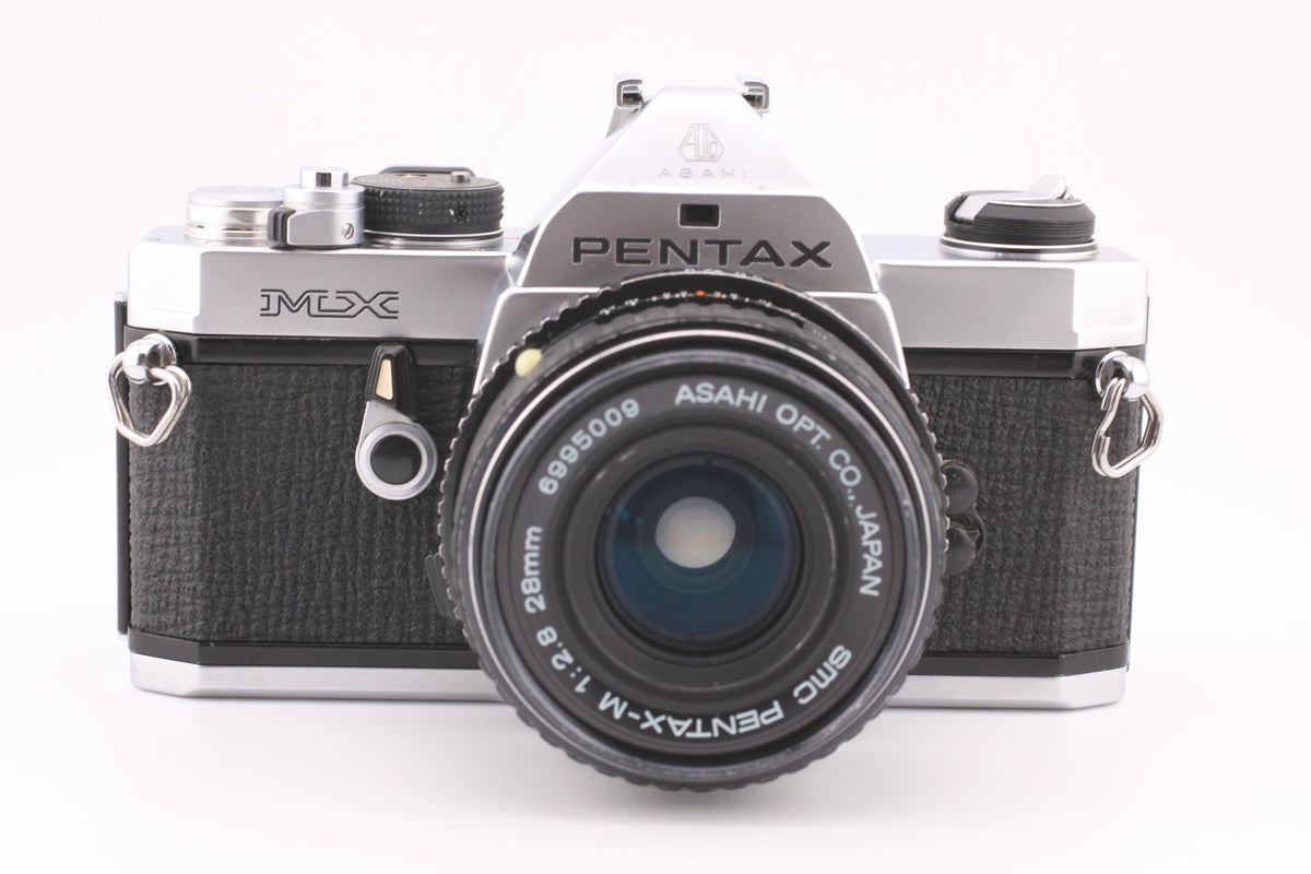 Pentax MX SLR 35mm Film Camera with 28mm f2.8 Lens - OldCamsByJens
